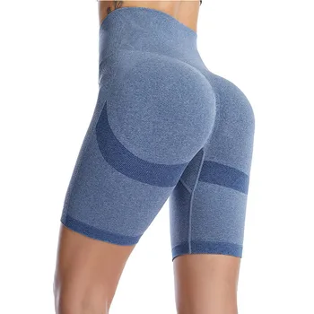 Yoga Şort Yaz Dikişsiz Nefes Kalça kaldırma fitness pantolonları Spor Çabuk kuruyan Yoga Pantolon Koşu Spor Yoga Giyim Kadın