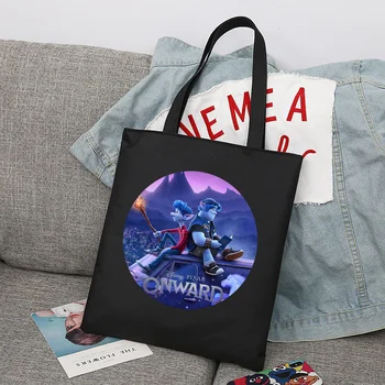 Moda Disney İleri alışveriş çantası Çanta Katlanabilir Kullanımlık Bez Alışveriş Harajuku Çanta Öğrenci Tuval Tote Çanta Hediye
