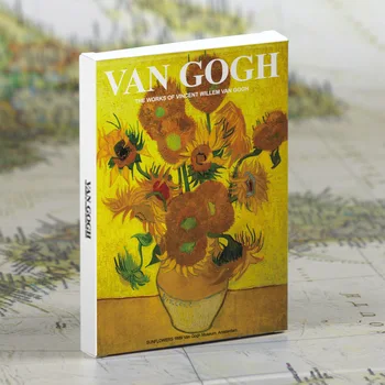 30 Sheets/Lot Van Gogh Kartpostal Çiçek Tasarım INS Tarzı Tebrik Kartları Mesaj Kartı DIY Günlüğü Dekorasyon
