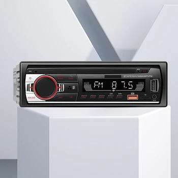 12V Araba MP3 Çalar AUX Girişi Bluetooth uyumlu Araç Ses Handsfree Çağrı Stereo Çalar LED arkadan aydınlatmalı dokunmatik lcd ekran Ekran