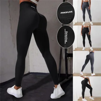 Tayt Spor Kadınlar için Yoga Pantolon Dikişsiz Spor Tayt Ezme Popo Legging Spor Pantalones de Mujer Egzersiz Tayt Bayan