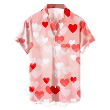 Erkekler Rahat Gömlek 2023 Yaz Moda Baskı Kısa Kollu Gömlek Erkekler İçin Lüks tasarımcı kıyafetleri Hawaii Casual Bluzlar Camisas