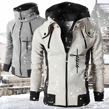 Erkek Moda Giyim Açık Kış Tişörtü Casual Sıcak Hoodies Kaliteli Spor Giyim Rahat Kışlık Mont Ceketler