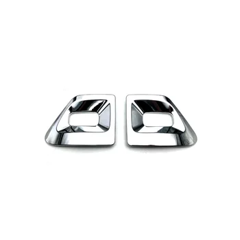 Araba Ön Sis aydınlatma koruması Trim Dekorasyon Aksesuarları Nissan Pathfinder için R53 2022 2023-Gümüş