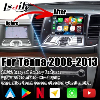 Android Kablosuz CP AA HD Ekran Yükseltme Nissan Teana için J32 2008-2013 Android Akışı Medya Video Bypass IT06 06IT Lsailt