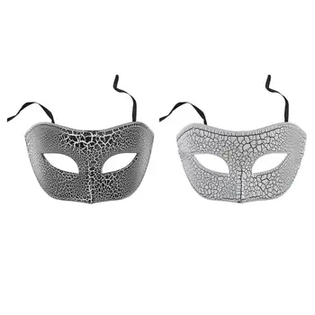 Maskeli balo maskesi temalı parti Cadılar Bayramı dekorasyon rolleri oynamak kırık Cosplay