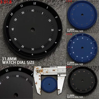 Yeni 31. 8mm Yerine Seiko erkek saati Arama Plakası ışık Modifikasyon Aksesuarları Moda Basit Su Geçirmez Edebi