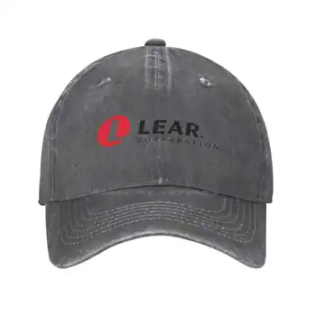 Lear Corporation Logosu Moda kaliteli Denim kap Örme şapka Beyzbol şapkası