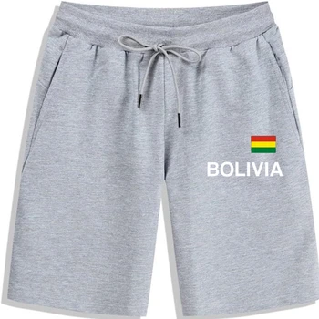 Bolivya Şort - Bayrak Baskısı Saf pamuklu Siyah - SUCRE BOLİVİA Morales