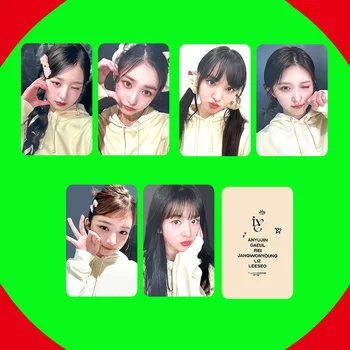 Kpop Idol 6 adet / takım Lomo Kartı IVE MBC MÜZİK ÇEKİRDEK Kartpostal Albümü Yeni Fotoğraf Baskı Kartları Resim Hayranları Hediyeler Koleksiyonu LİZ