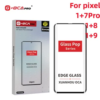 3 ADET G+OCA Pro Ön dokunmatik cam ekran lensi İçin OCA Yapıştırıcı İle Piksel Bir Artı 7Pro 8pro 1 + 7pro 1+8 1+8Pro 1+9Pro 1 + 10Pro