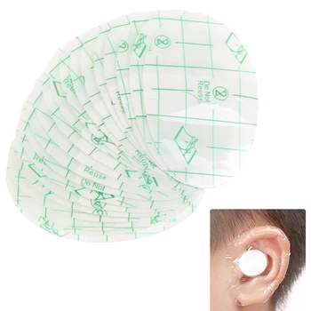 20 Adet Yüzme Kulak Koruyucu Su Geçirmez kulak bandı Salon Kuaförlük Boya Kalkanı Koruma Duş kulak koruyucu Tek Kullanımlık Kulaklıklar