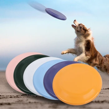 Pet Uçan Disk Oyuncak İnteraktif Anti-Çiğnemek Oyunu Oyuncak Açık Eğlence Eğitim Atma Oyuncak Juguetes Para Perro Mascotas