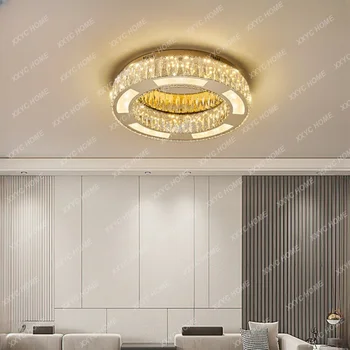 Oturma Odasında lamba Yüksek Dereceli Yaratıcı ve Biraz Lüks Kristal Tavan Lambası Oturma Odası Ana Lamba High-End Atmosfer