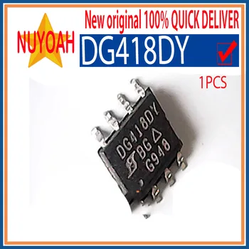 100 % yeni orijinal DG418DY DG418DY SPST, 1 Func, 1 Kanal, CMOS, PDSO8 Sökme analog anahtar çip SOP-8 