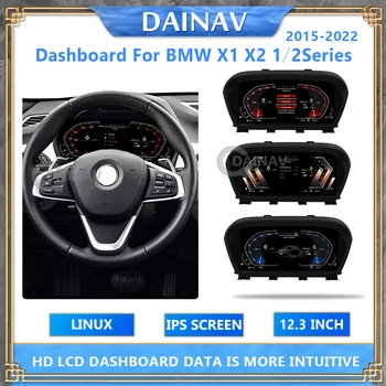 Son Orijinal Araba Dijital Küme Enstrüman BMW X1 X2 1 Serisi 2 Serisi 2015-2022 12.3 İNÇ Hız Göstergesi Pano LCD Ekran