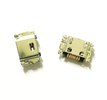10 Adet Mikro Mini USB Jack soketli konnektör Dock Tak Şarj şarj portu samsung için yedek Tab A 8.0 T350 SM-T350