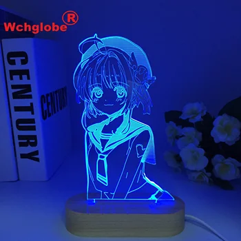 Sevgilim Franxx İçinde Ahşap LED Anime Sıfır İki 3d Lamba Figürü Gece Lambası Çocuk Çocuk Kız Manga Hediyeler Gece İşığı Lambası Dropship