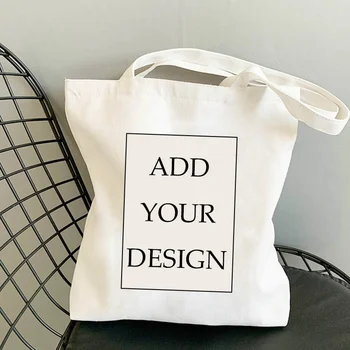 Özelleştirilmiş keten çantalar Alışveriş omuzdan askili çanta Büyük Kadın tasarımcı çantaları Alışveriş Tote Casual Kadın Bakkal Özelleştirilebilir Kumaş