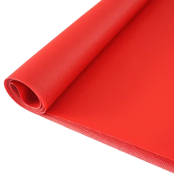 50 * 138cm Litchi Desen Sahte PVC Deri Kumaş Onarım Yama Etiket Kanepe Araba Çantası DIY Zanaat