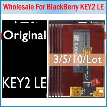 3/5/10 Adet Orijinal BlackBerry KEY2 LE BBE100-1 BBE100-2 BBE100 - 5 lcd ekran dokunmatik ekranlı sayısallaştırıcı grup Değiştirme