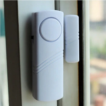 Bağımsız ahşap kapı alarmı Sensörü Pencere Dedektörü 90Db Buzzer hırsız güvenlik alarmı Sistemi AAA Pil