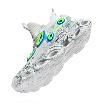 Yeni Büyük Boy 39-46 Bıçak koşu ayakkabıları Erkekler Moda Sneakers Spor Yüksek Kaliteli Atletik Spor Spor yürüyüş ayakkabısı Erkekler için