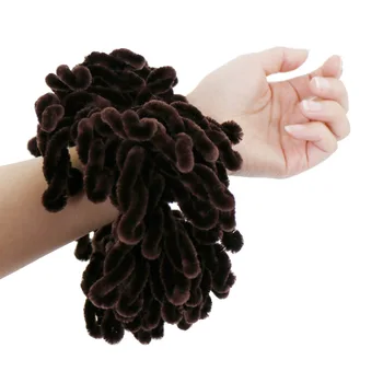 Yeni Etnik Elastik saç bantları Kadın Katı Scrunchies Saç Halat Kadife Saç Çember Şapkalar Kızlar saç bandı saç aksesuarları