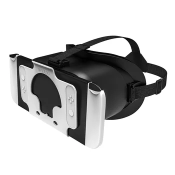 3D VR Sanal Gerçeklik Gözlükleri Ergonomik VR Kulaklık VR Gözlük Kulaklık Rahat Kafa Bandı Ayarlanabilir Nintendo Anahtarı için OLED