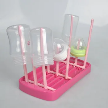 Taşınabilir biberon kurutma rafı Boşaltma rafı Bebek su bardağı kurutma rafı dışarı çıkmak için uygundur