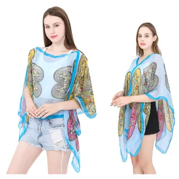 2023 Yaz Kadın Moda Plaj şal Elbise Bluzlar Güneş Koruma Hırka Tatil Hırka Kadınlar Uzun Bluzlar Tops
