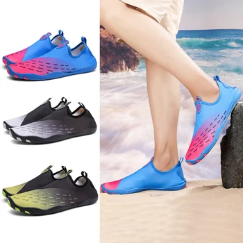 Çabuk Kuruyan Plaj su ayakkabısı Unisex yüzme Aqua Terlik kaymaz Yalınayak sörf yukarı Sneakers ışık sahil Ayakkabı