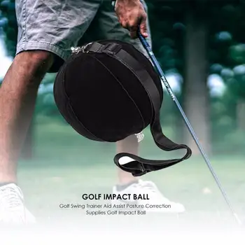 Yeni Golf Salıncak Eğitmen Topu Golf Akıllı şişme Yardım Duruş Düzeltme Eğitim Golfçüler İçin Dropshipping Yeni Siyah
