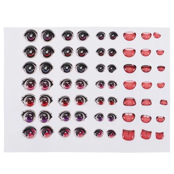 Epoksi Göz Çıkartmalar Heykelcik Ağız Çıkartmaları DIY Malzemeleri Yüz Organ Gözler Karikatür Pou Peluş