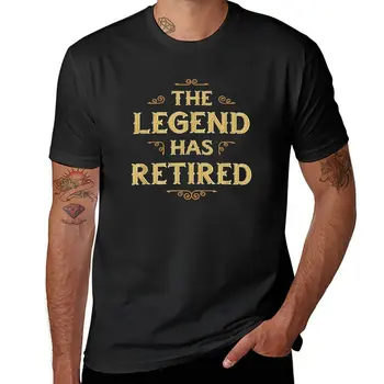 Yeni Efsane Vardır Emekli T-Shirt gömlek grafik tees blondie t gömlek tops Estetik giyim büyük boy t shirt erkekler için
