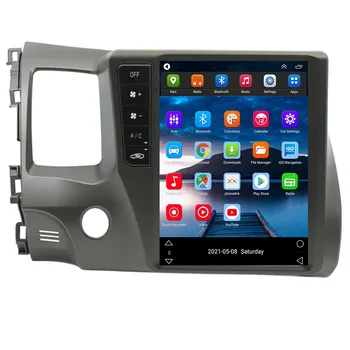 Android12 Araba Stereo Radyo Honda Civic 8 2006-2011 Multimedya Video Oynatıcı Navigasyon GPS 2din 4G WıFı Ses Arabalar İçin HİÇBİR DVD