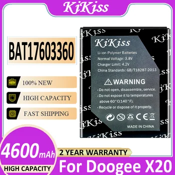 Orijinal KiKiss Pil Yüksek Kalite BAT17603360 Pil 4600mAh Doogee X10 MTK6570 5.0 inç Cep Telefonu Batteria
