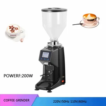Siyah Ev Kullanımı 750G 250G Kahve Çekirdeği Değirmeni Makinesi Düz Çapak Elektrikli Tahıl Toz Toz Haline Getirme Makineleri Ekipmanları