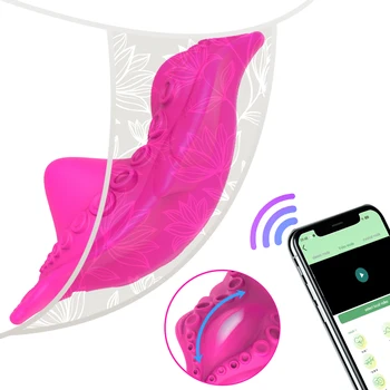 Vibratör Kadınlar için Kablosuz Uzaktan Kumanda Giyilebilir Bluetooth APP Vibratör Kadın G-spot Klitoris Stimülatörü Yetişkin Seks Oyuncak