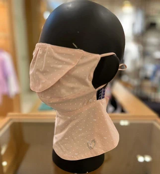 23 Yaz Yeni Güney Kore Tek kadın Soğuk Açık Güneş Koruyucu Nefes Yüz Koruma Maskesi Binoral Golf Maskesi